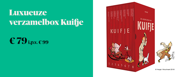 Alle strips van Kuifje in een box