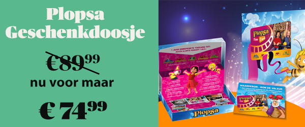 1 JAAR PLOPSA-PLEZIER IN EEN GESCHENKDOOSJE!