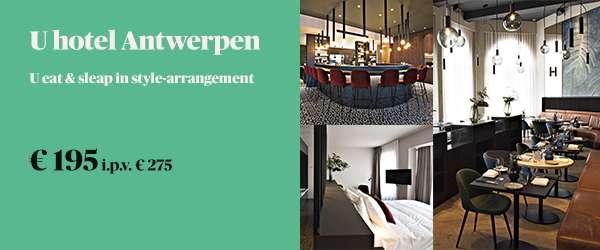 Exclusief arrangement in U Hotel in Antwerpen